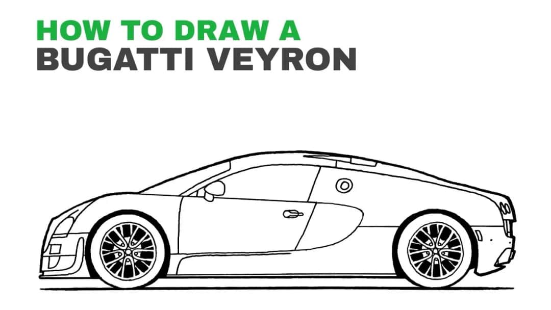 Jak narysować Bugatti Veyron? Realizm w 4 krokach!